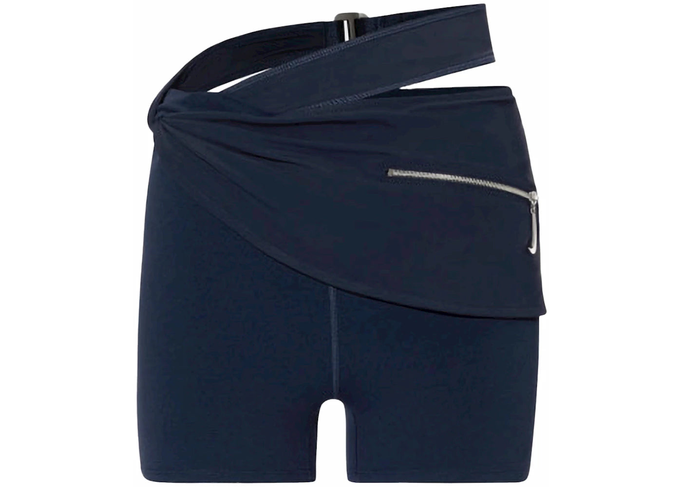 Jacquemus x Nike Drapped Bike Shorts Dark Obsidian