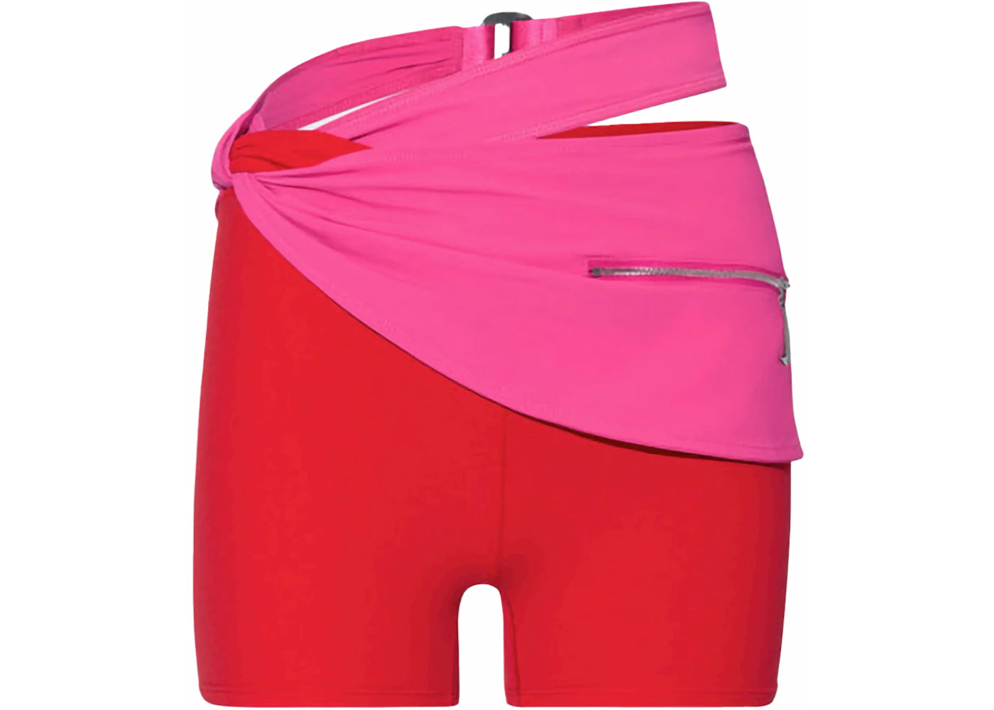 Jacquemus x Nike Drapped Bike Shorts Dark Pink