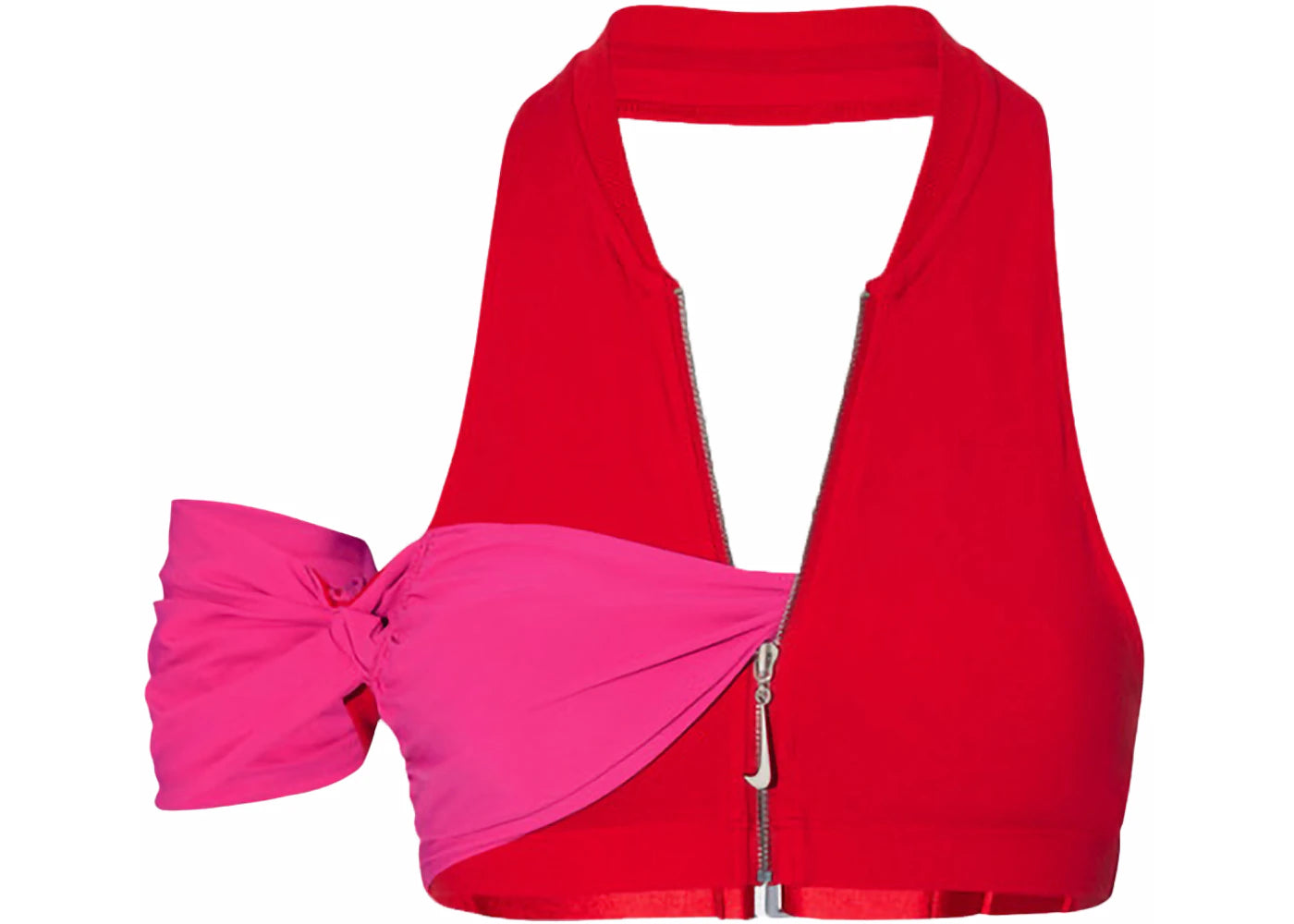 Jacquemus x Nike Le Haut Drape Top Dark Pink