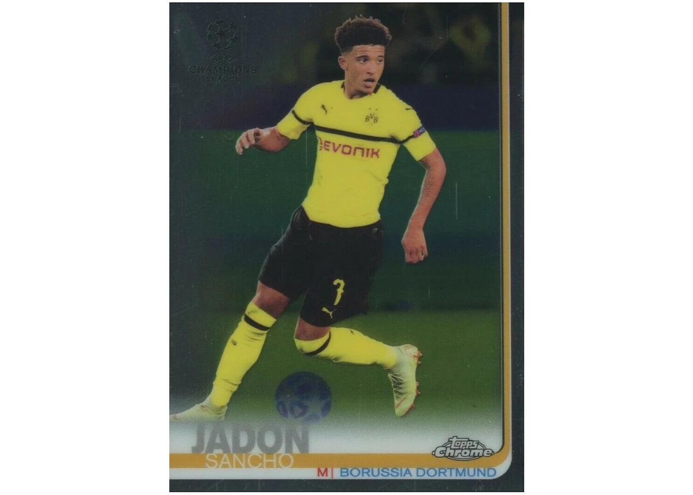 Jadon Sancho 2018 Topps Chrome Champions League #86 (Ungraded)