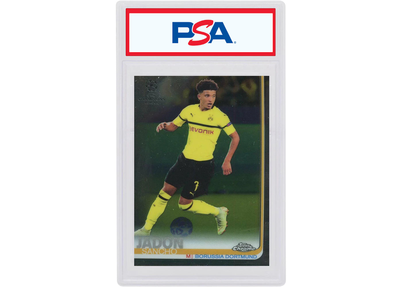 Jadon Sancho 2018 Topps Chrome UEFA Champions League #86 (PSA or BGS Graded)