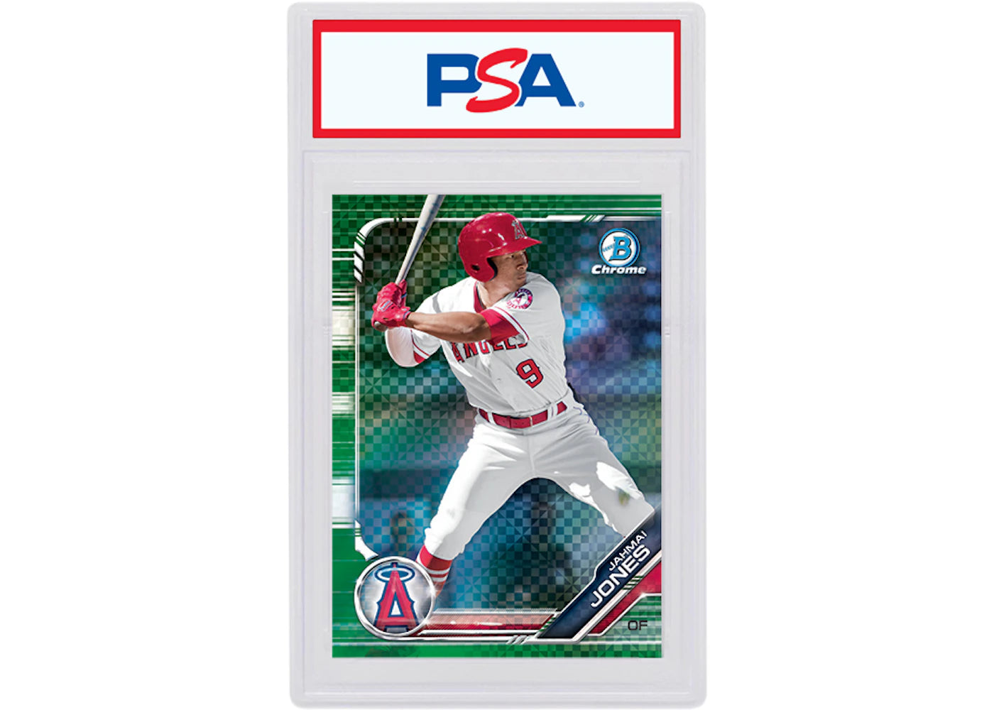 Jahmai Jones 2019 Bowman Chrome X Green X-Fractor /31 BCP-178 (PSA or BGS Graded)