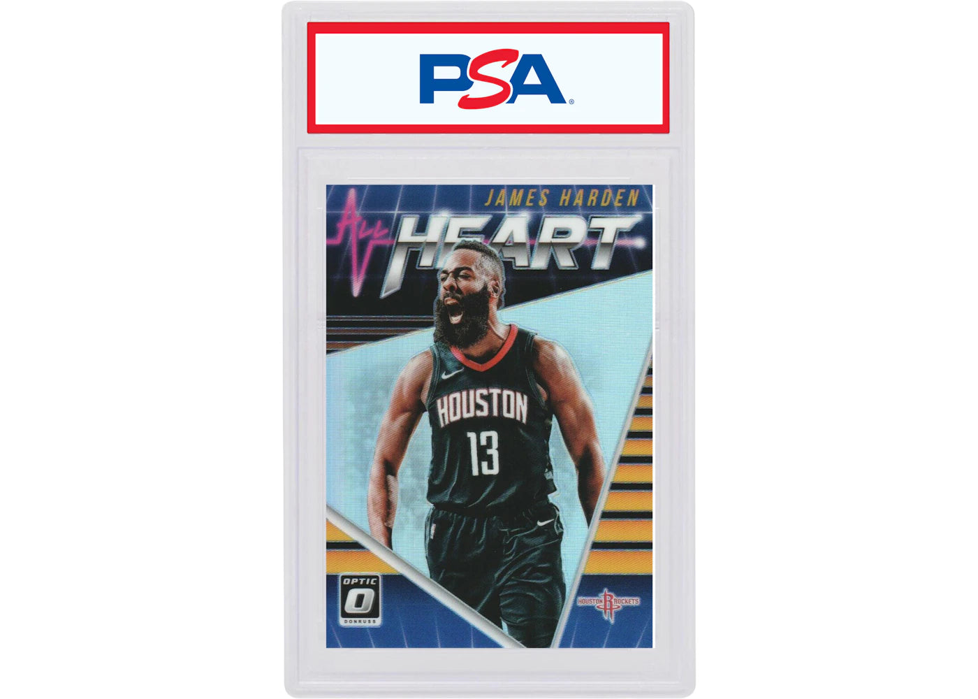 James Harden 2018 Panini Donruss Optic All Heart Holo #8 (PSA or BGS Graded)