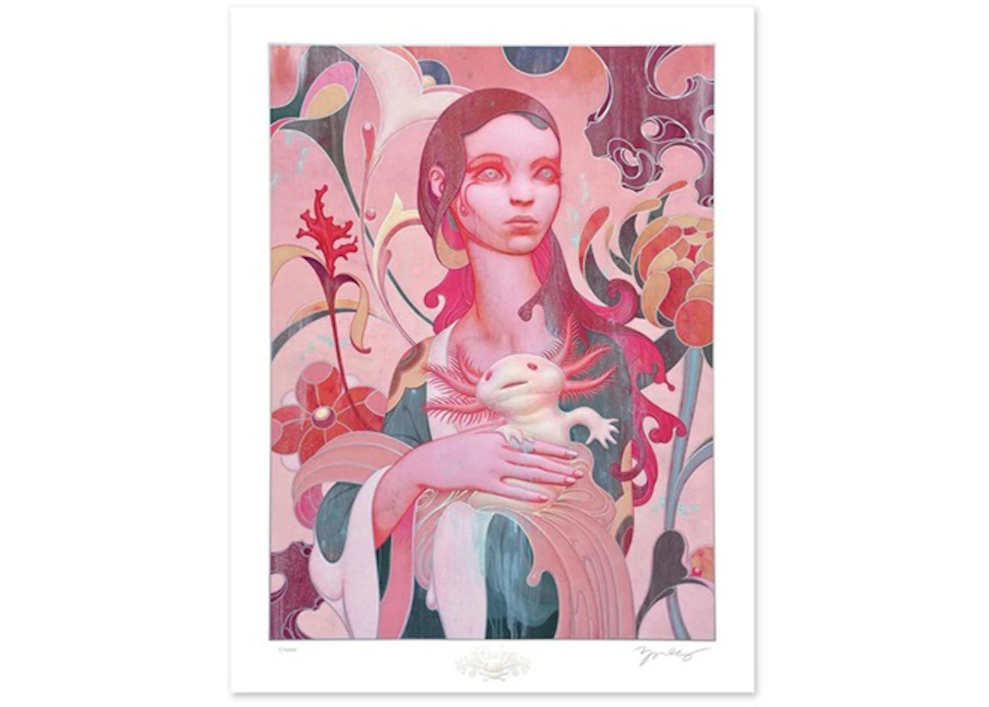 James Jean Lady With An Axolotl Print (Signed, Edition of 747)