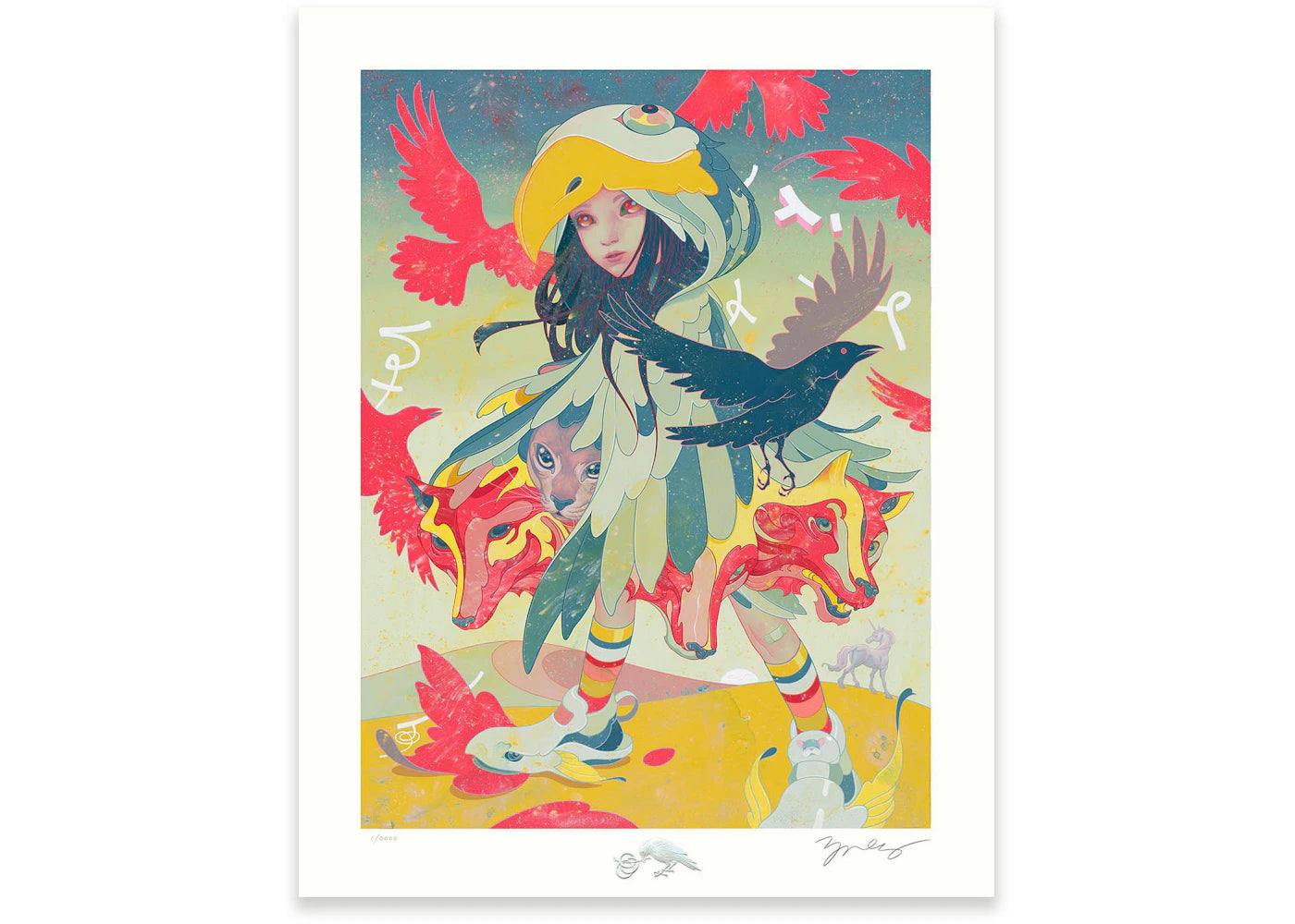 James Jean Raven Print (Signed, Edition of TBD)