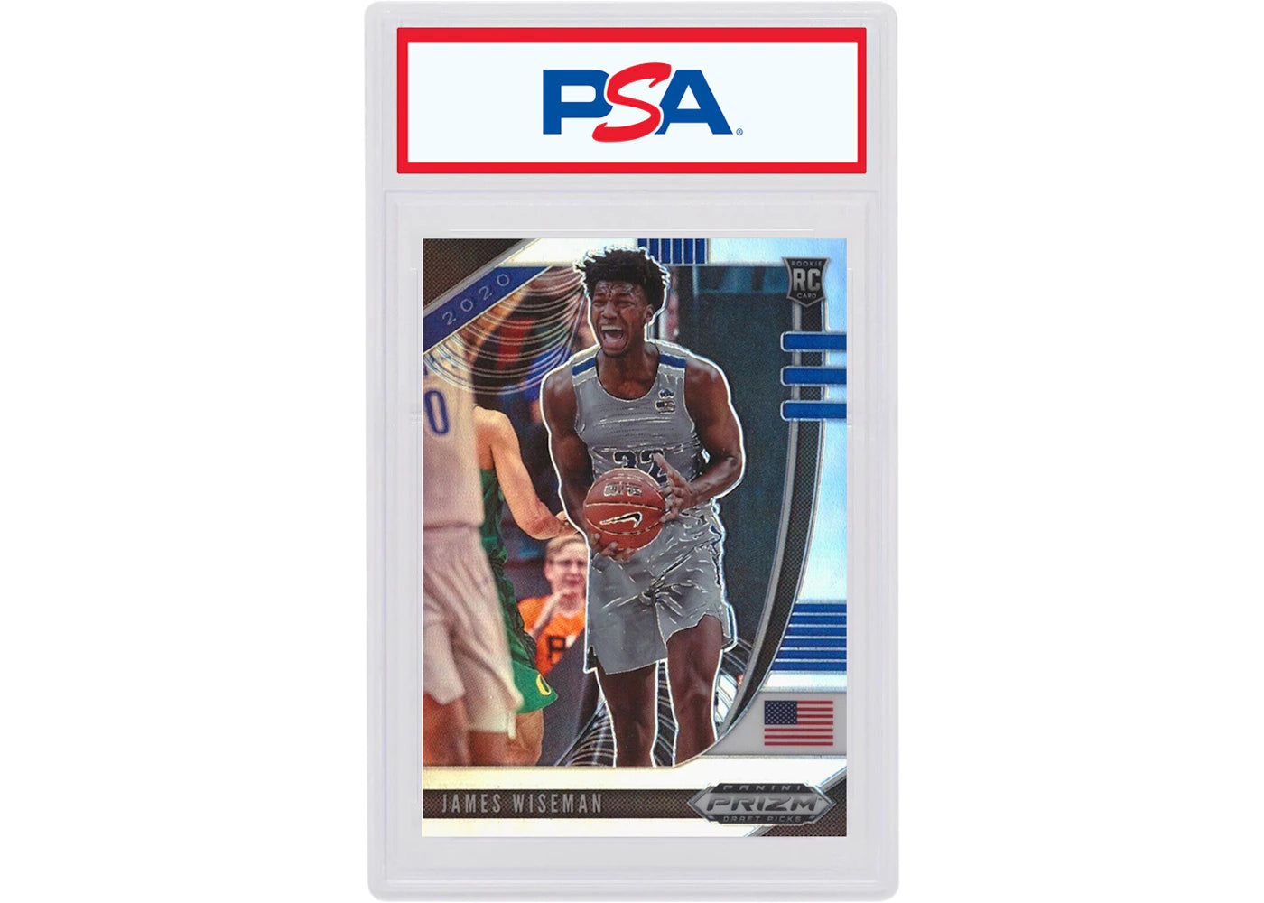 James Wiseman 2020-21 Panini Prizm Draft Picks Basketball Rookie Silver #2 (PSA or BGS Graded)