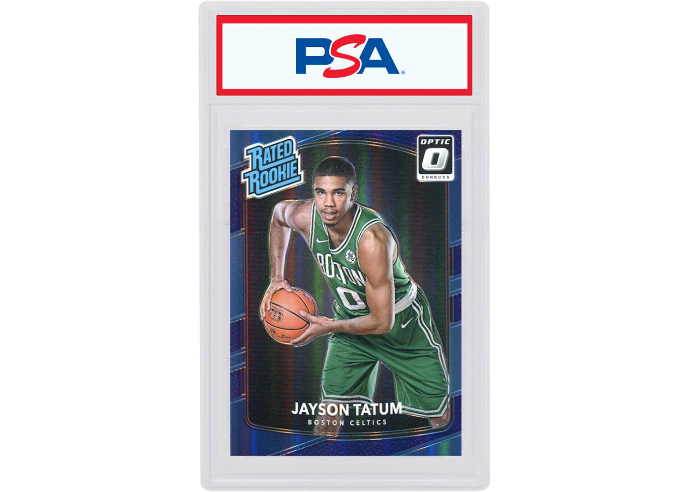 Jayson Tatum 2017 Donruss Optic Rookie Purple #198 (PSA or BGS Graded)