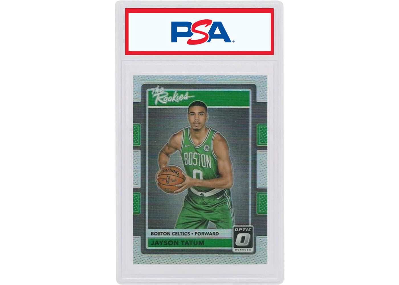 Jayson Tatum 2017 Donruss Optic The Rookies Rookie Holo #3 (PSA or BGS Graded)