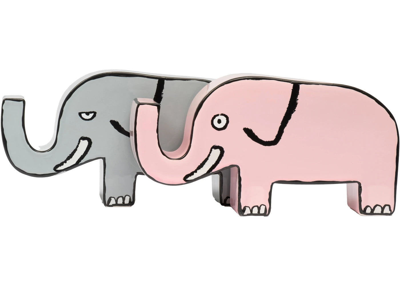 Jean Jullien L’Éléphant Cermic Sculpture Set (Edition of 500)