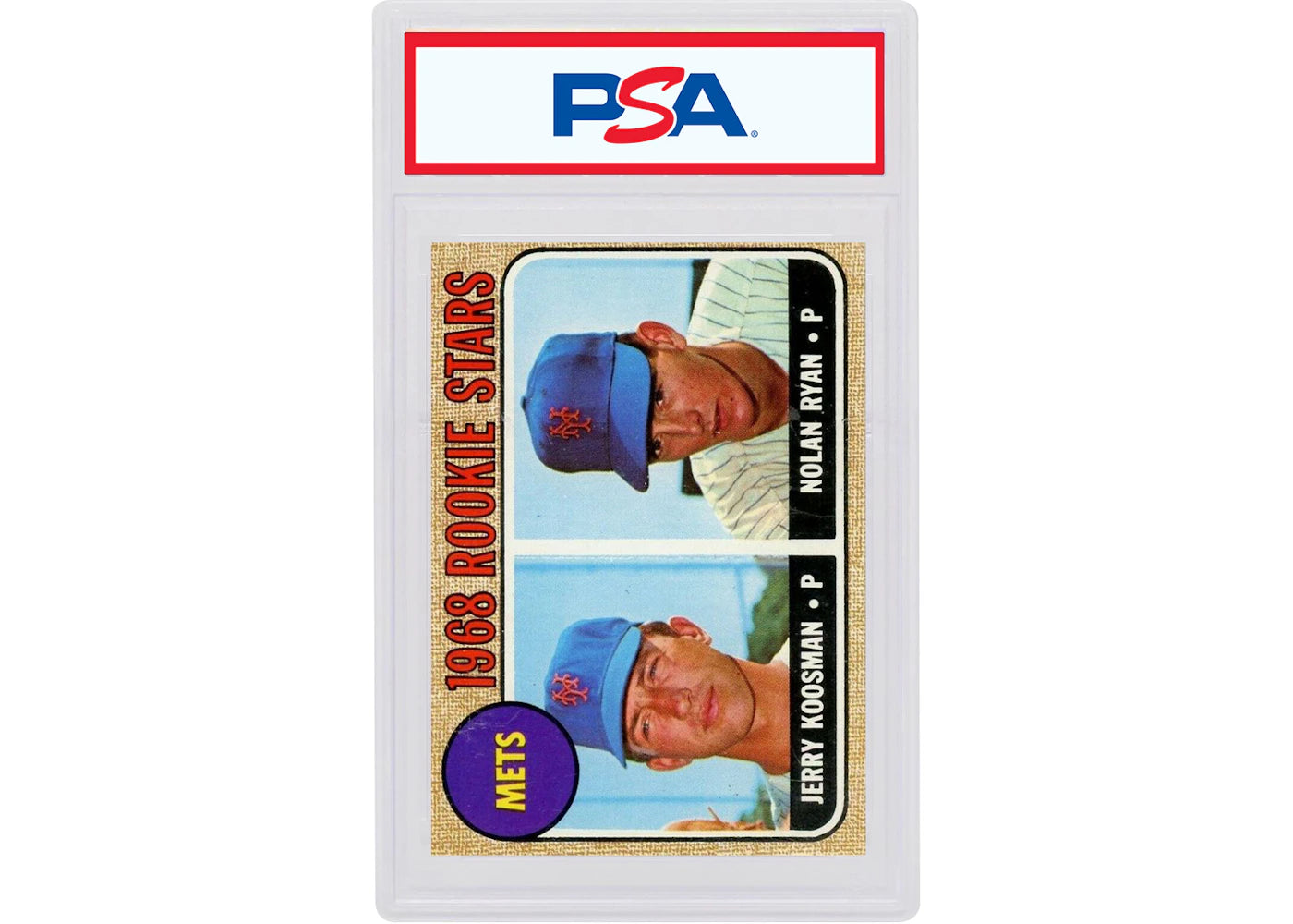 Jerry Koosman/Nolan Ryan 1968 Topps Rookies #177 (PSA or BGS Graded)
