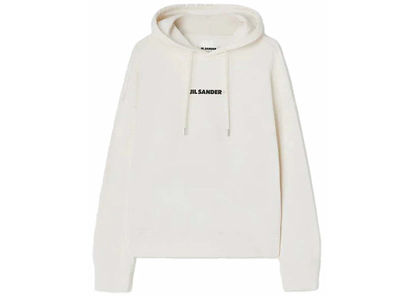 Jil Sander Women's Printed Logo Hoodie Cream