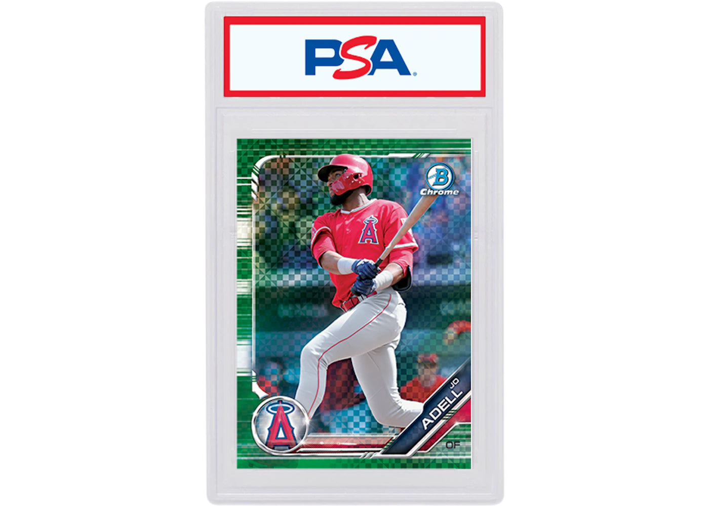 Jo Adell 2019 Bowman Chrome X Green X-Fractor /31 BCP-250 (PSA or BGS Graded)