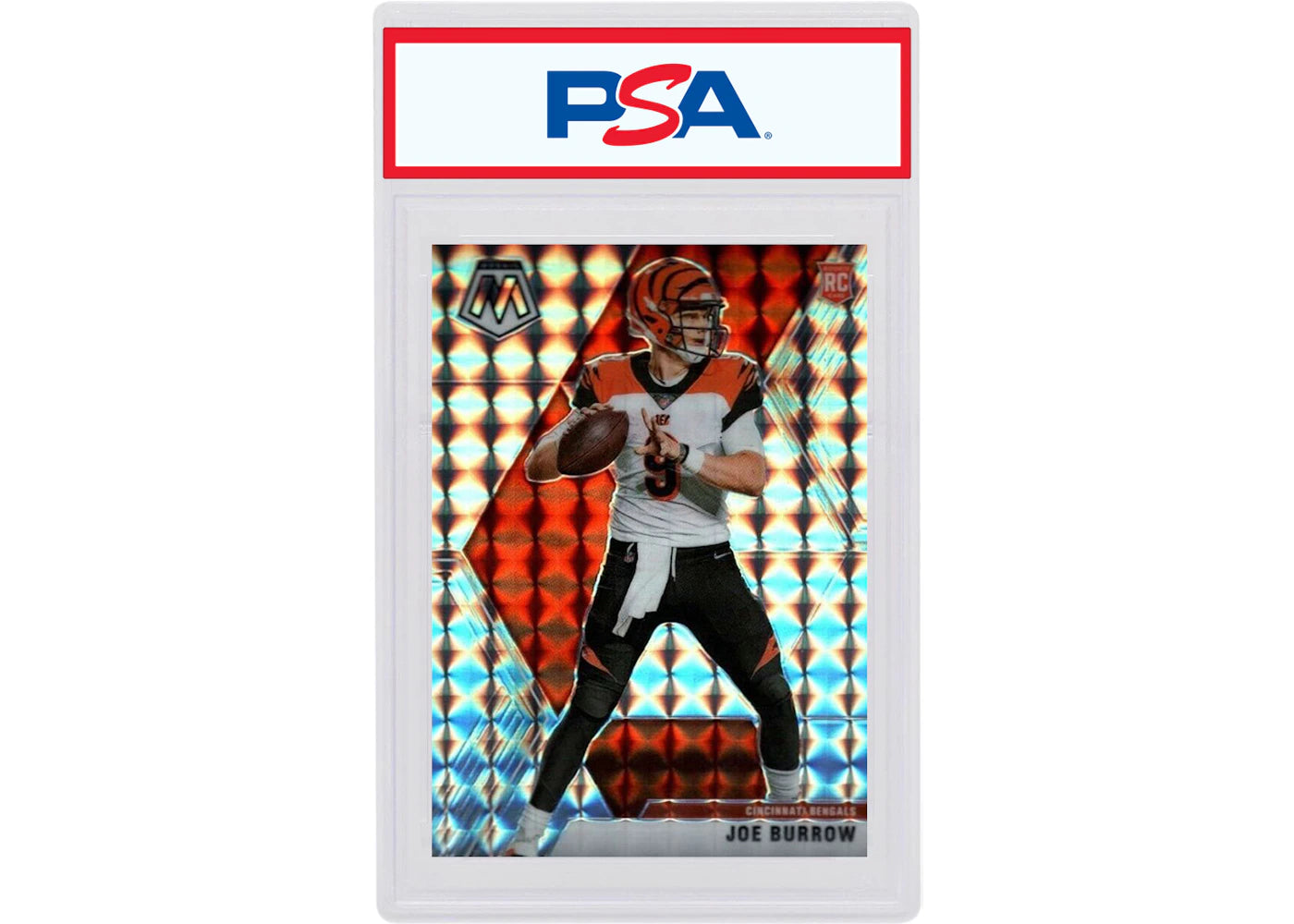 Joe Burrow 2020 Panini Mosaic Rookie Mosaic #201 (PSA or BGS Graded)