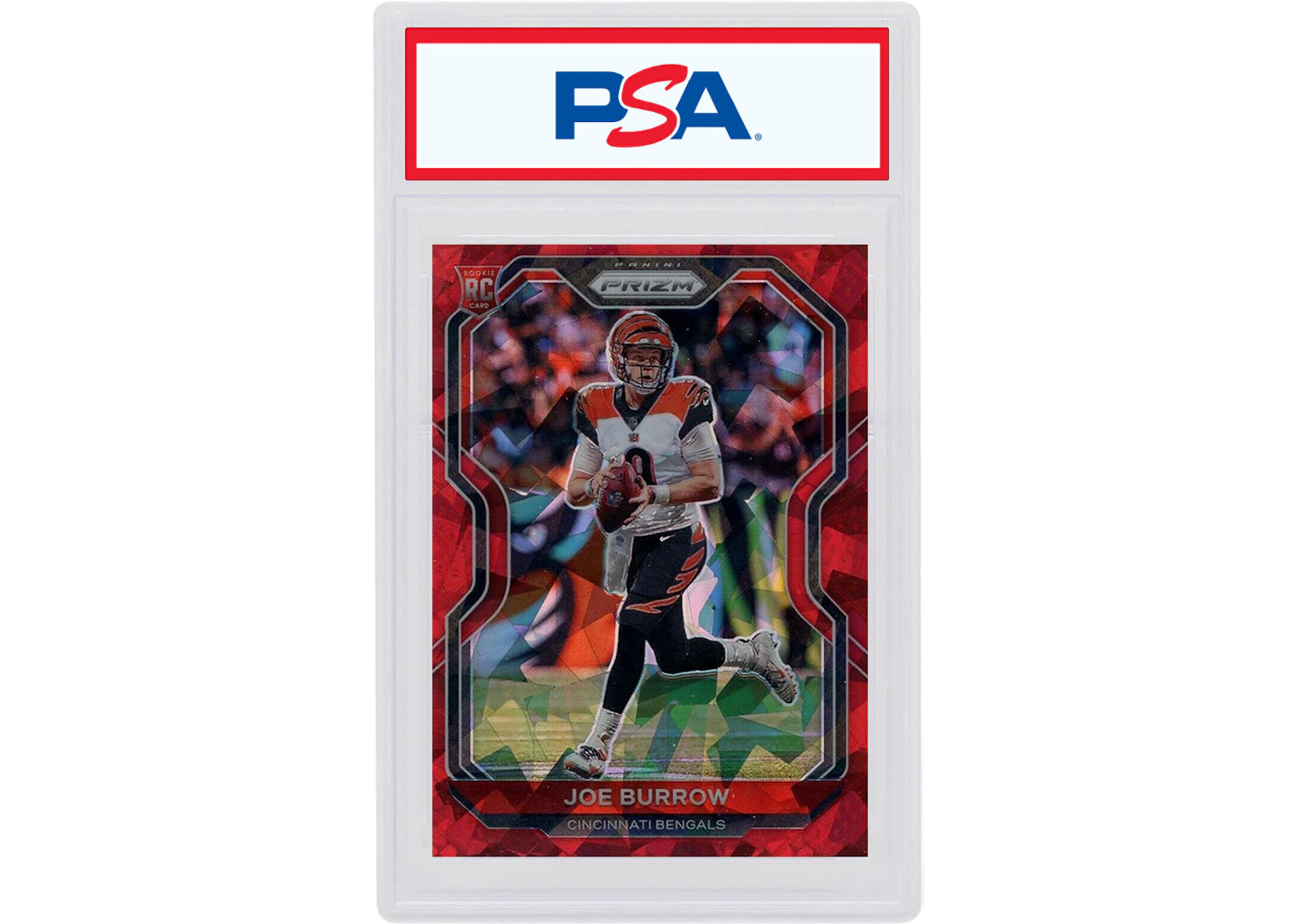 Joe Burrow 2020 Panini Prizm Rookie Red Ice #307 (PSA or BGS Graded)