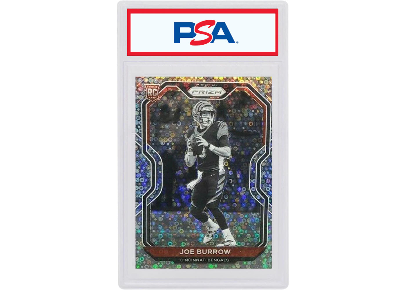 Joe Burrow 2020 Panini Prizm Rookie Variation No Huddle #307 (PSA or BGS Graded)