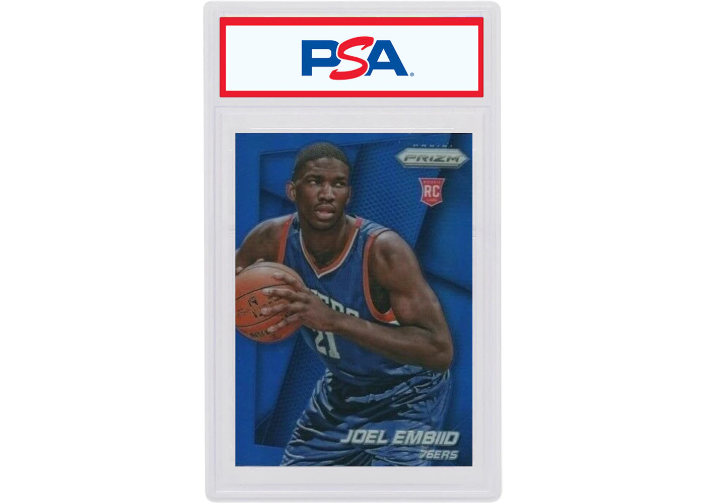 Joel Embiid 2013 Panini Prizm Rookie Blue #253 (PSA or BGS Graded)