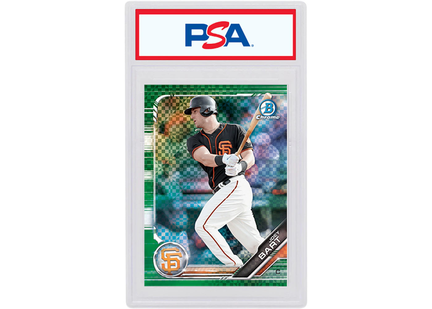 Joey Bart 2019 Bowman Chrome X Green X-Fractor /31 BCP-174 (PSA or BGS Graded)