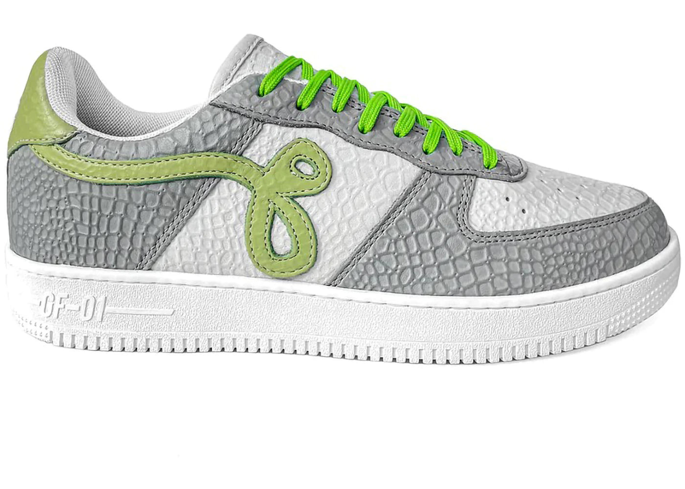 John Geiger GF-01 Grey White Green G (Friends & Family)