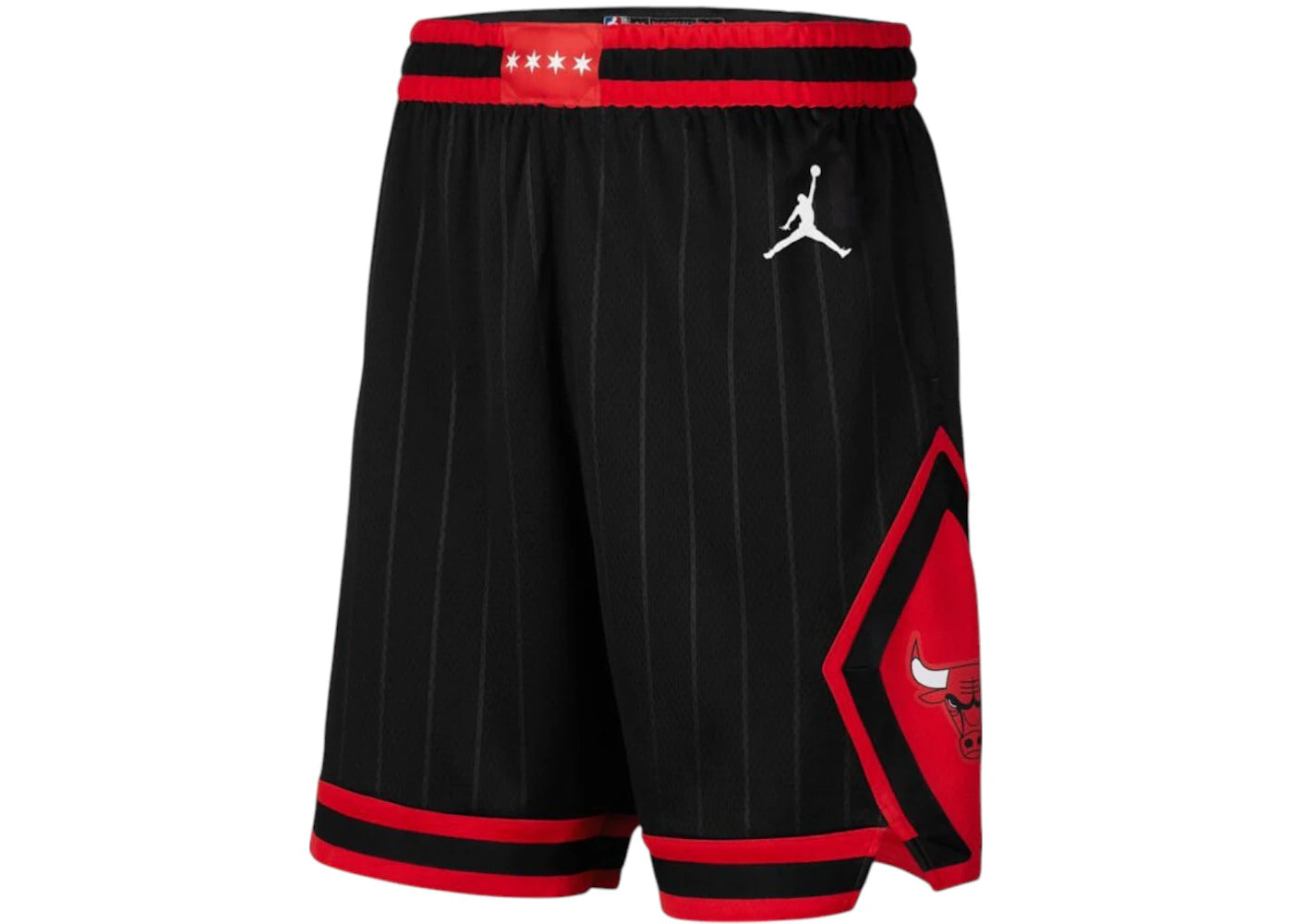 Jordan NBA Chicago Bulls Statement Edition Swingman Dri-Fit Shorts Black/White/Red