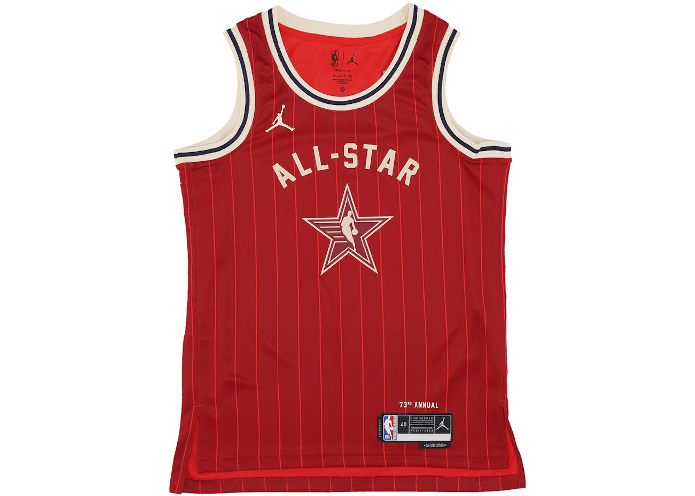 Jordan NBA Dri-Fit All Star Tatum Jersey Red