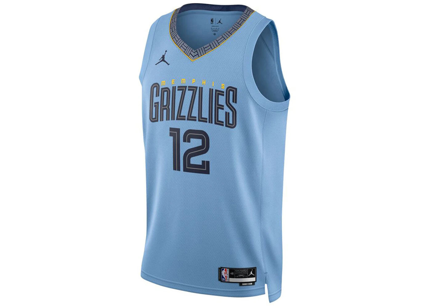 Jordan NBA Memphis Grizzlies Ja Morant Statement Edition Dri-FIT Swingman Jersey Light Blue/Dark Blue