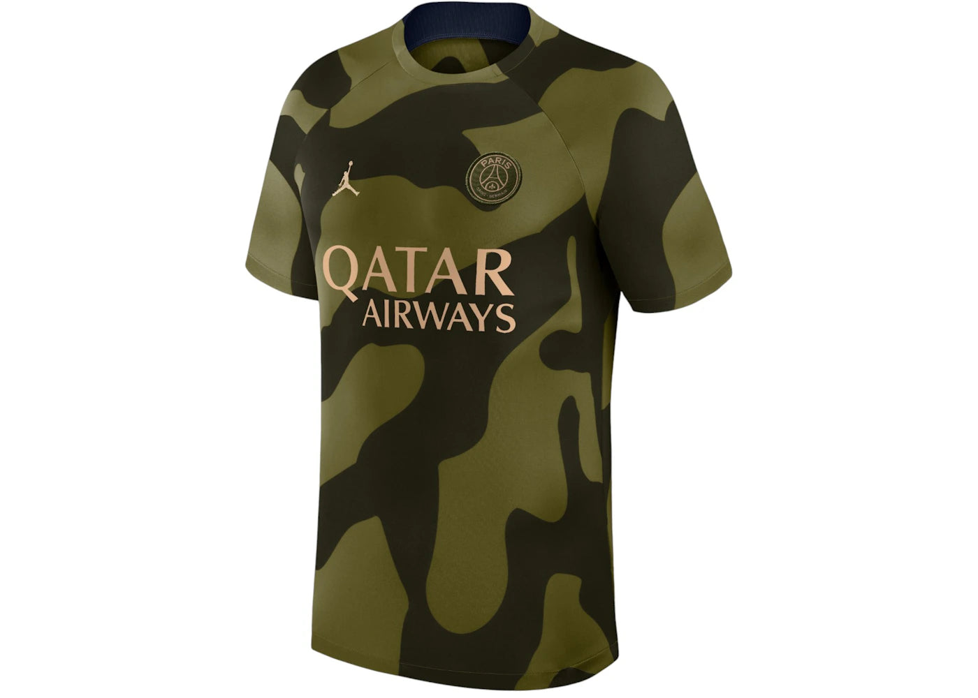 Jordan Paris Saint-Germain Jordan Brand 2023/24 Academy Pro Pre-Match Top Olive