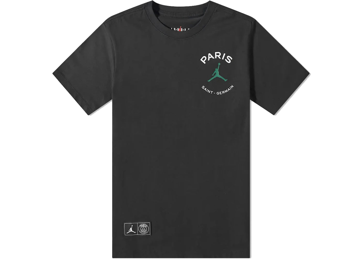 Jordan Paris Saint-Germain Tee Black/Noble Green