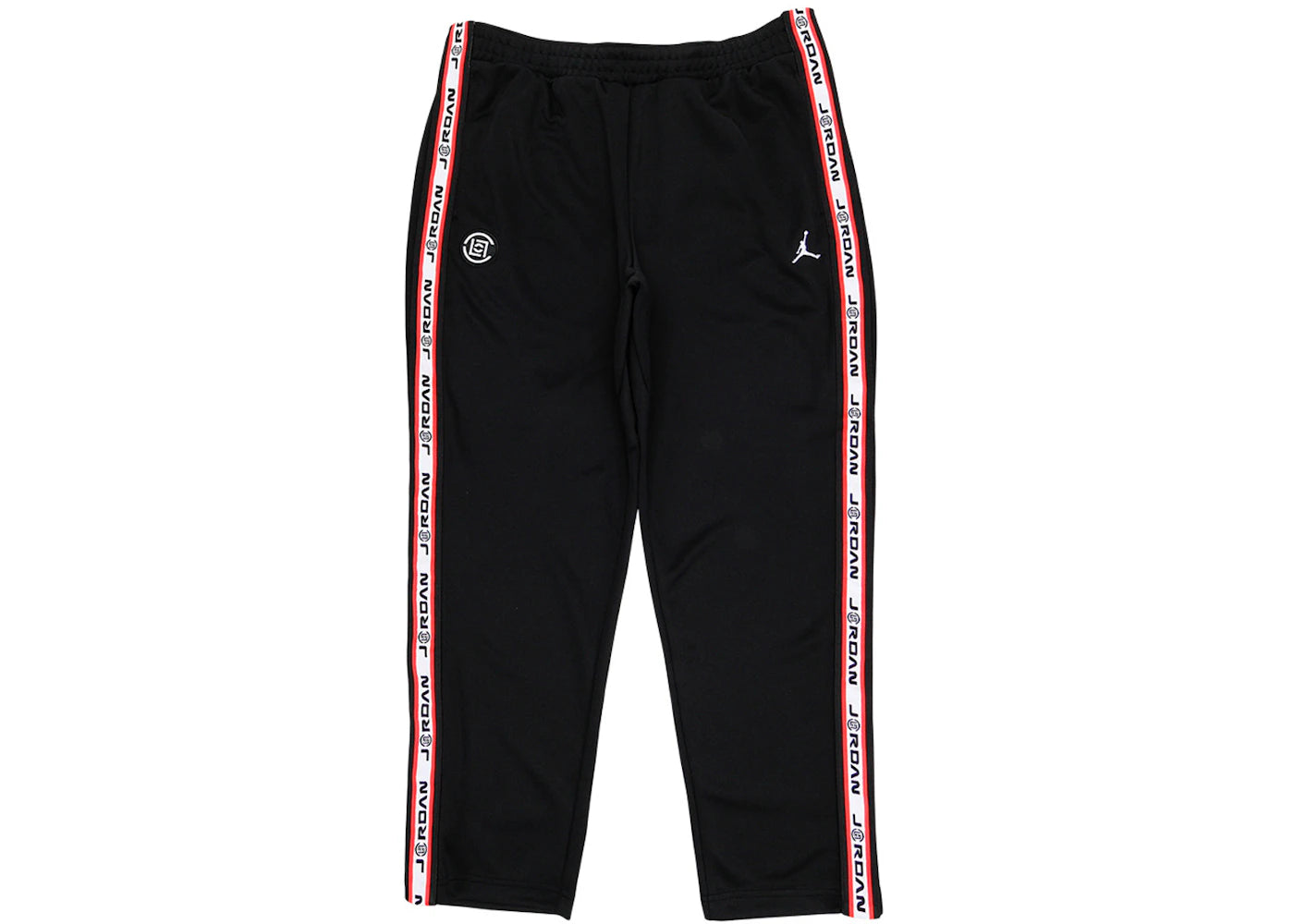 Jordan x CLOT NRG Track Pants Black/White/Red