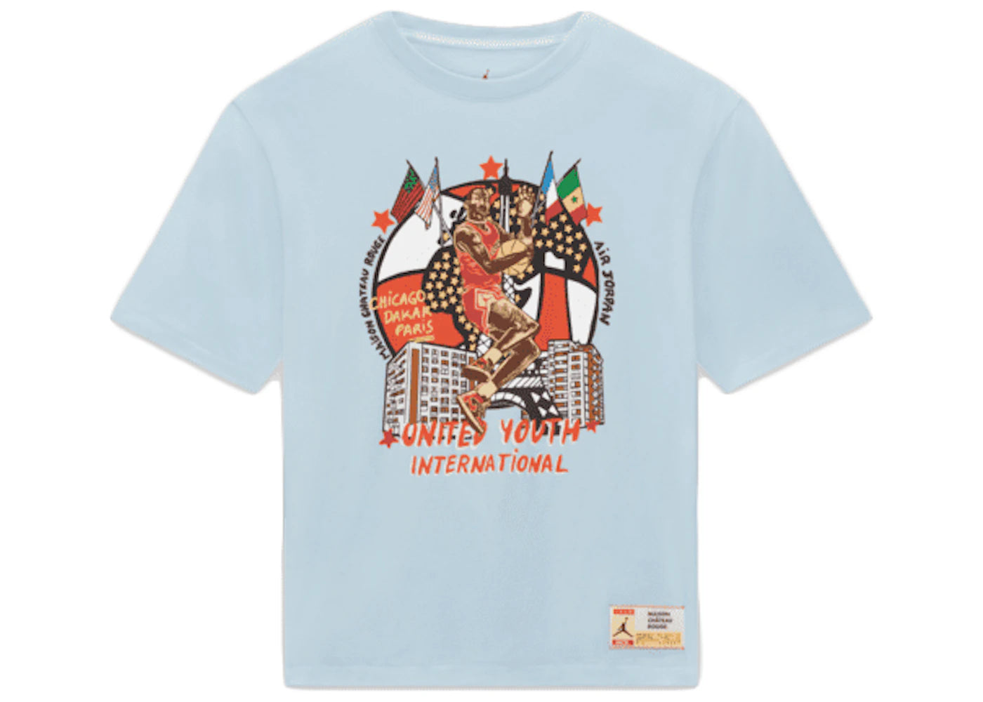Jordan x Maison Chateau Rouge T-Shirt Blue