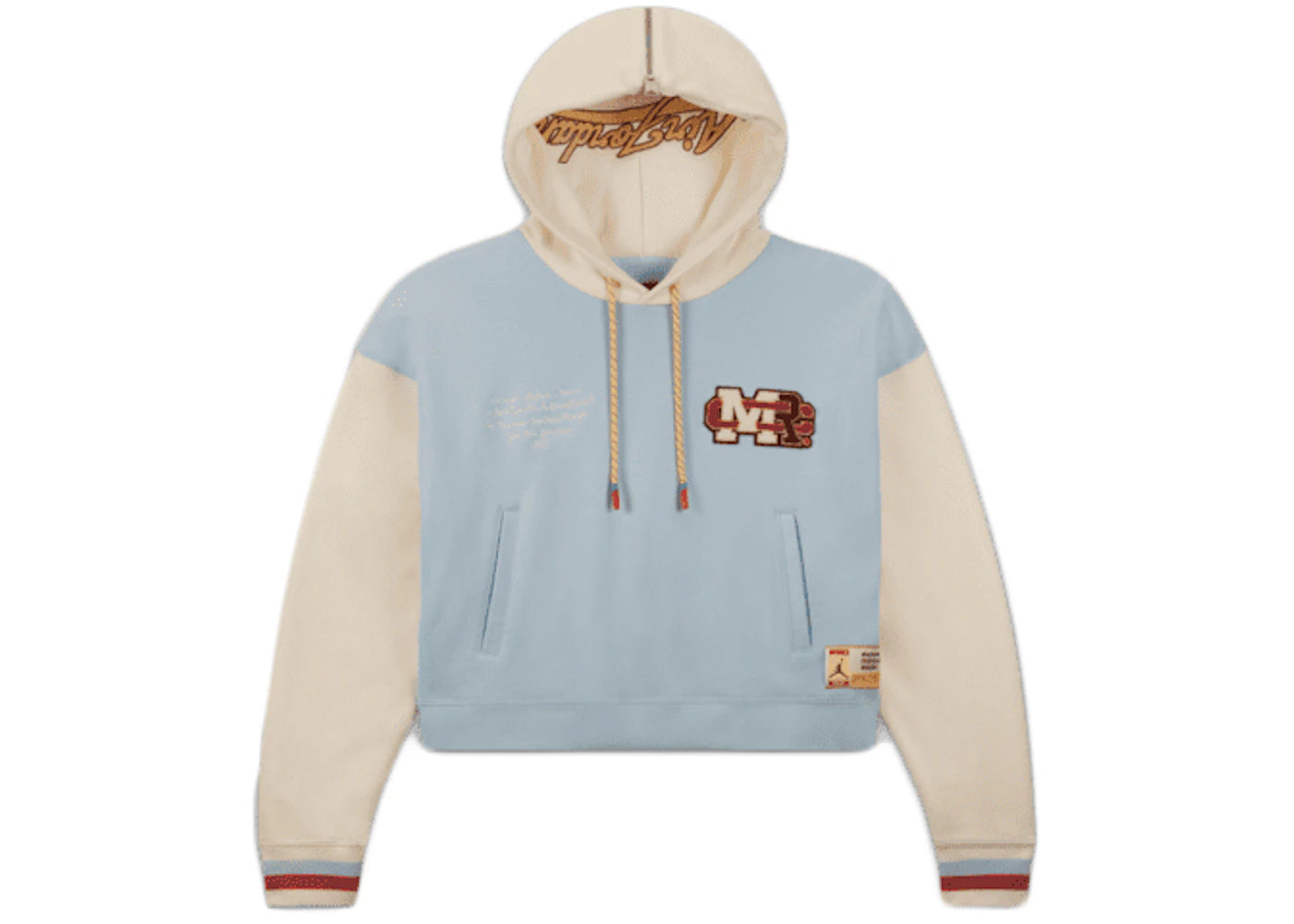 Jordan x Maison Chateau Rouge Women's Fleece Top Hoodie Blue