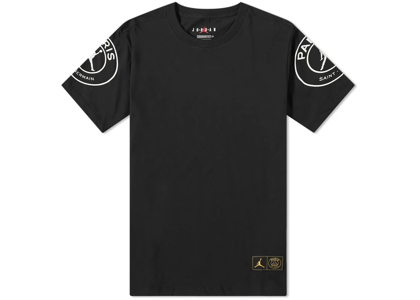 Jordan x Paris Saint-Germain PSG Logo Tee Black