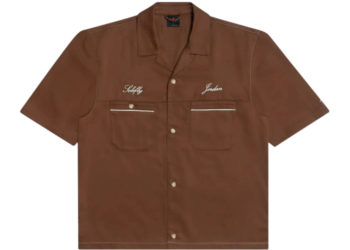 Jordan x SoleFly Barista Shirt (Asia Sizing) Cacao Wow/Fossil