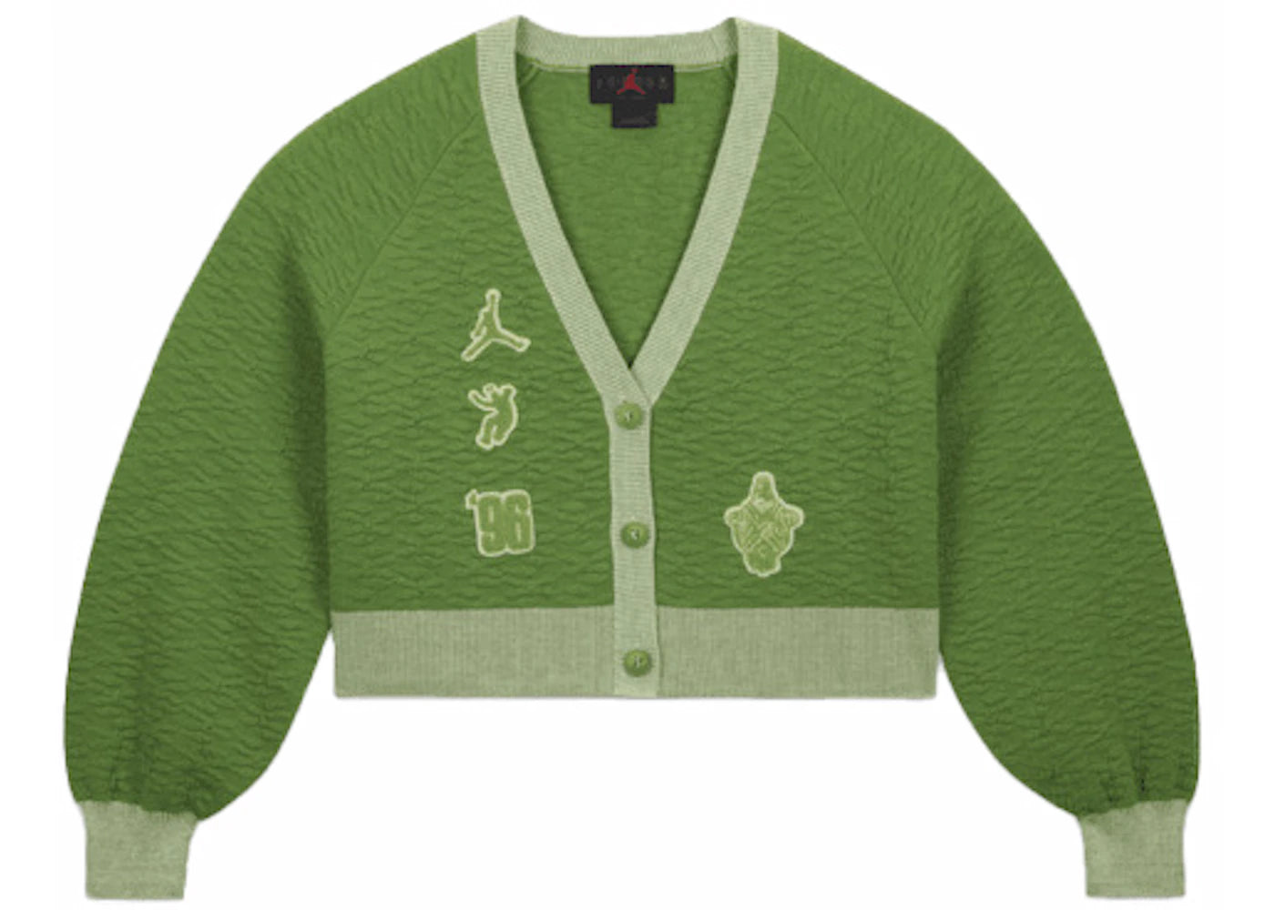 Jordan x UNION x Bephies Beauty Supply Women's Cardigan Chlorophyll/Lime Ice