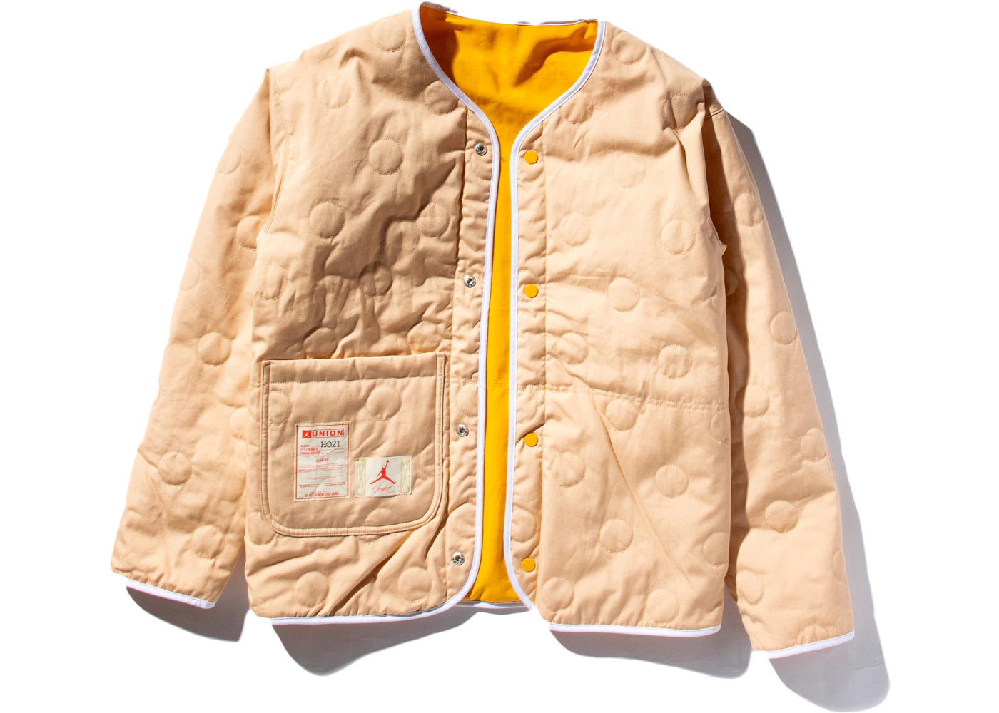 Jordan x Union M J LINER Jacket Sport Gold/White Onyx