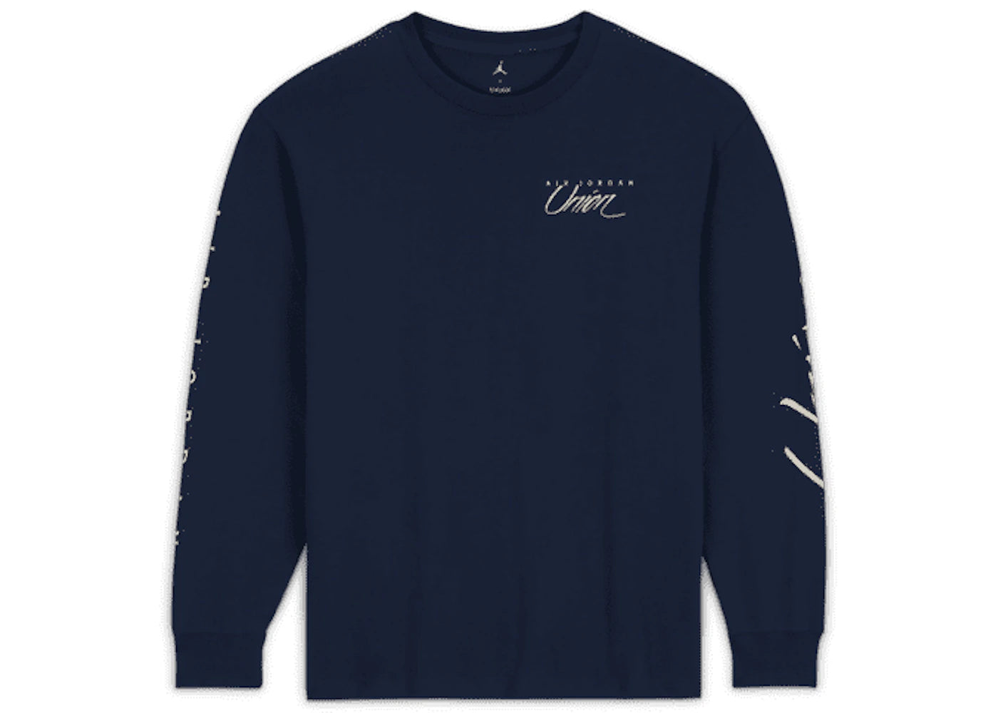 Jordan x Union MJ L/S Tee College Navy/Coconut Milk