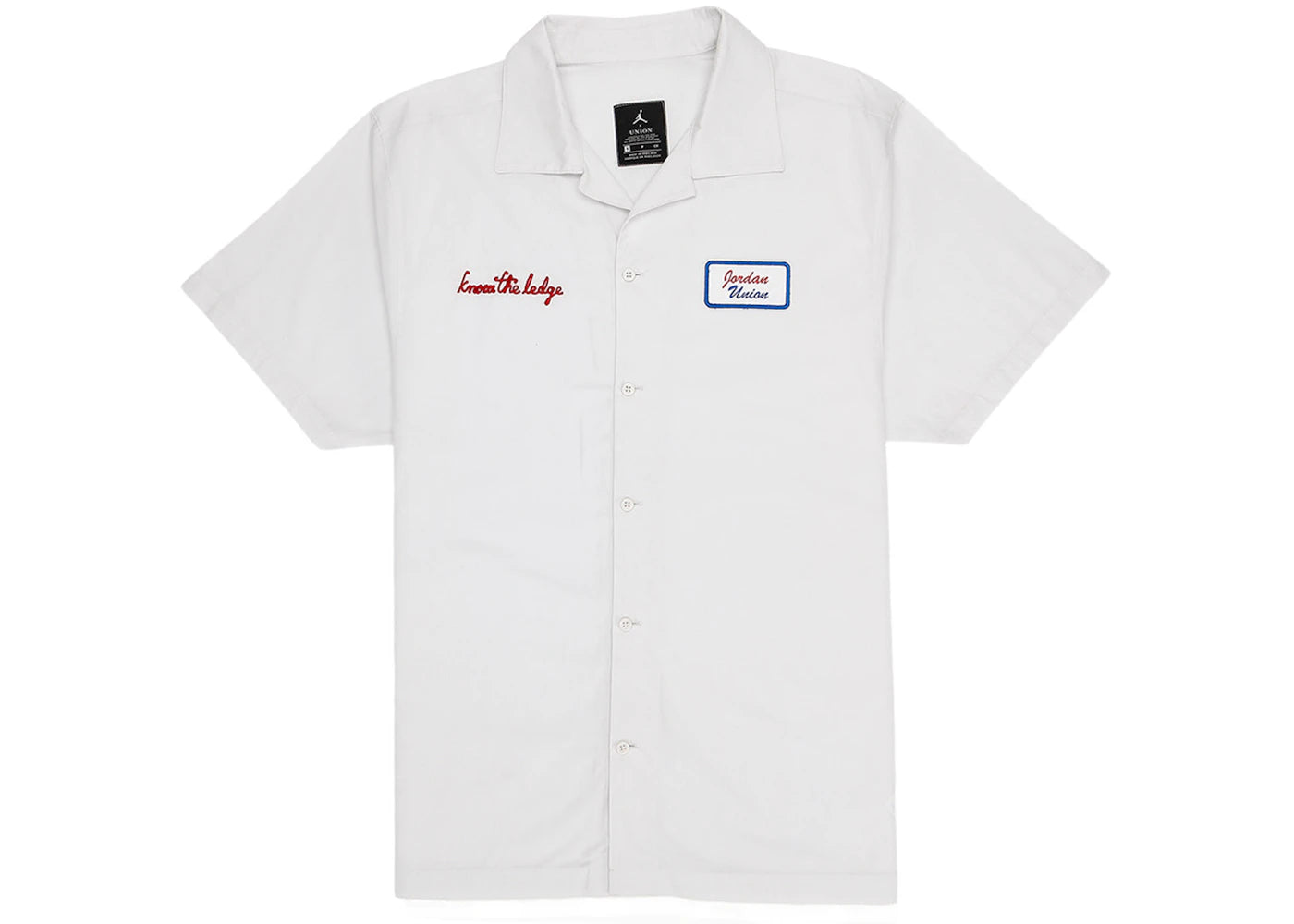 Jordan x Union Mechanic Shirt Platinum