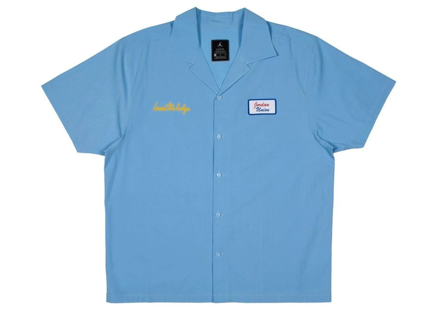 Jordan x Union Mechanic Shirt Psychic Blue