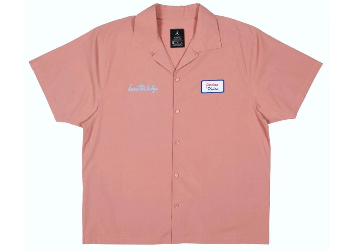Jordan x Union Mechanic Shirt Rust Pink