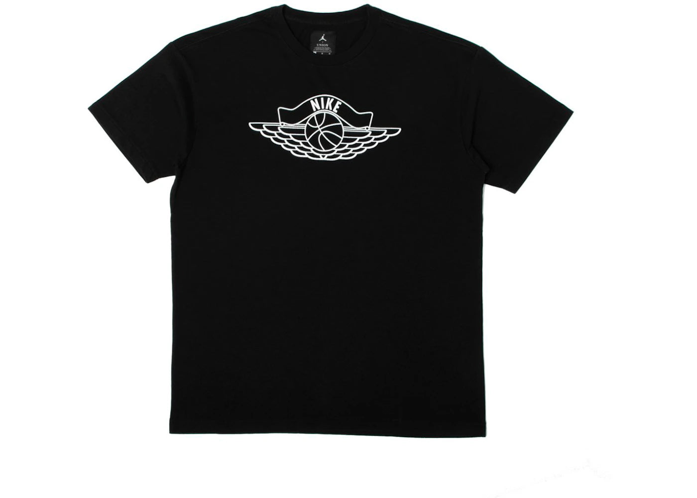 Jordan x Union NRG Vault AJ Flight Nike x Wings Tee Black