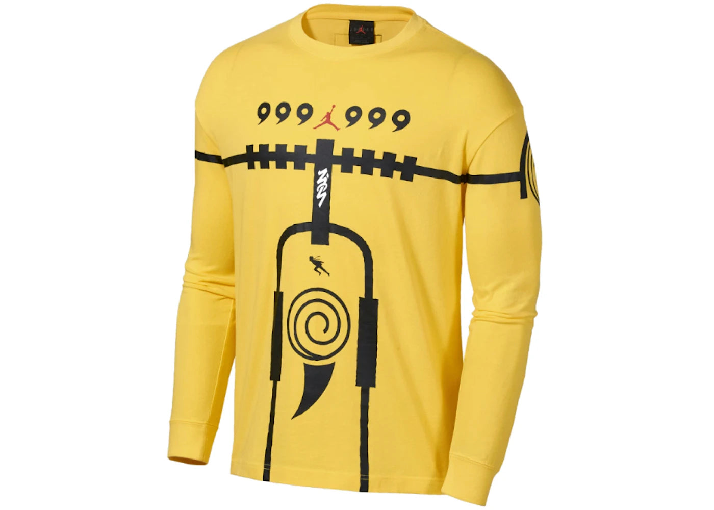 Jordan x Zion x Naruto L/S T-Shirt (Asia Sizing) Lemon Wash