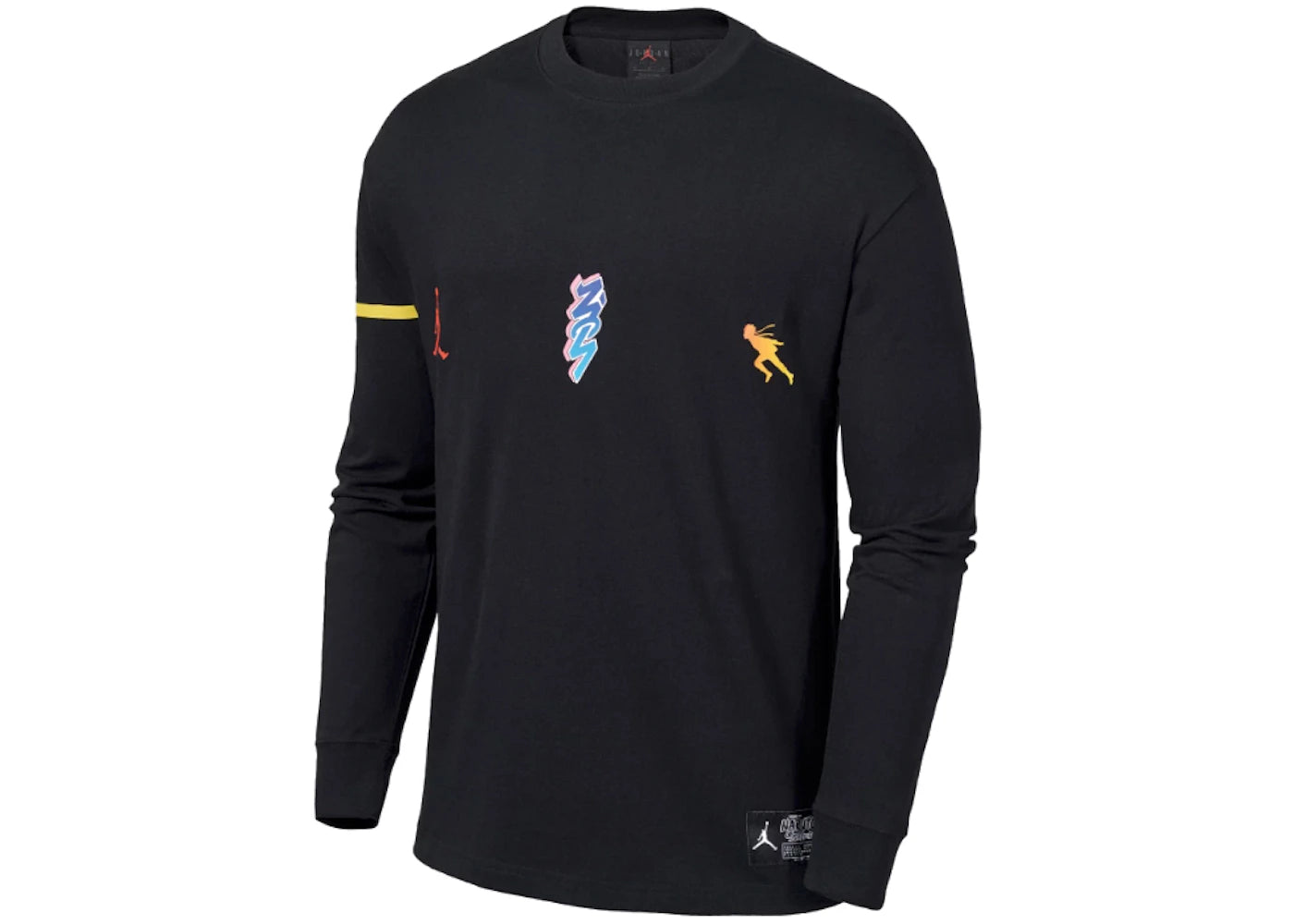 Jordan x Zion x Naruto L/S T-Shirt Black