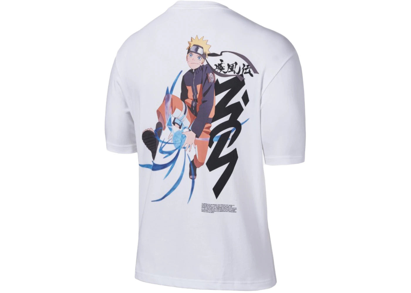 Jordan x Zion x Naruto T-Shirt (Asia Sizing) White