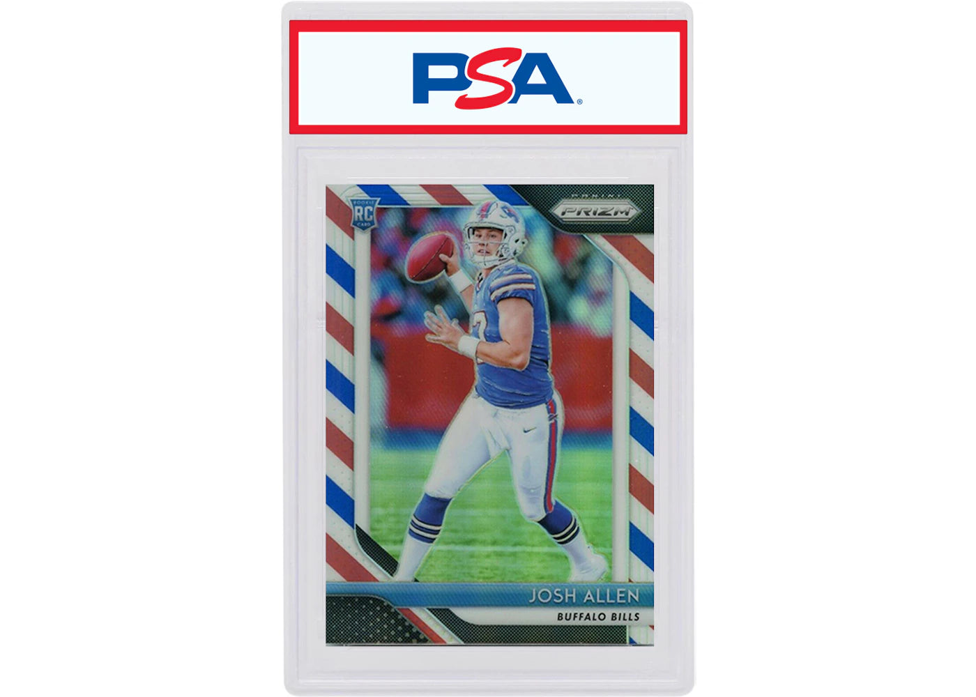 Josh Allen 2018 Panini Prizm Rookie Red/White/Blue #205 (PSA or BGS Graded)