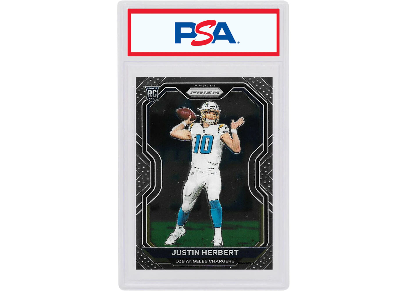 Justin Herbert 2020 Panini Prizm Rookie #325 (PSA or BGS Graded)