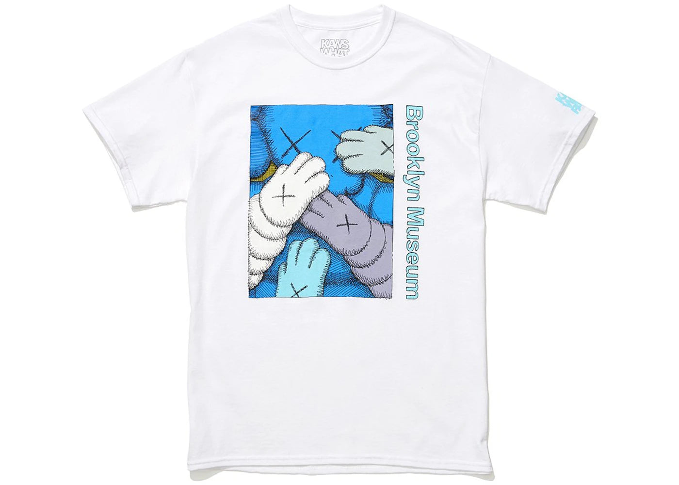 KAWS Brooklyn Museum URGE T-shirt White/Cyan