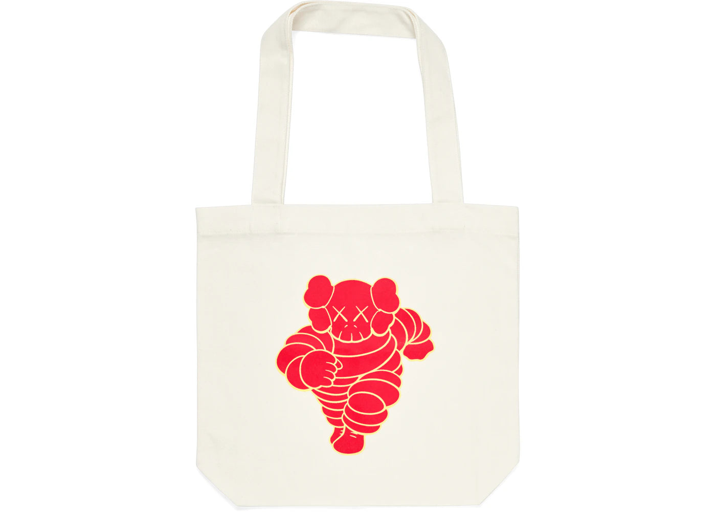 KAWS CHUM Tote Bag Red