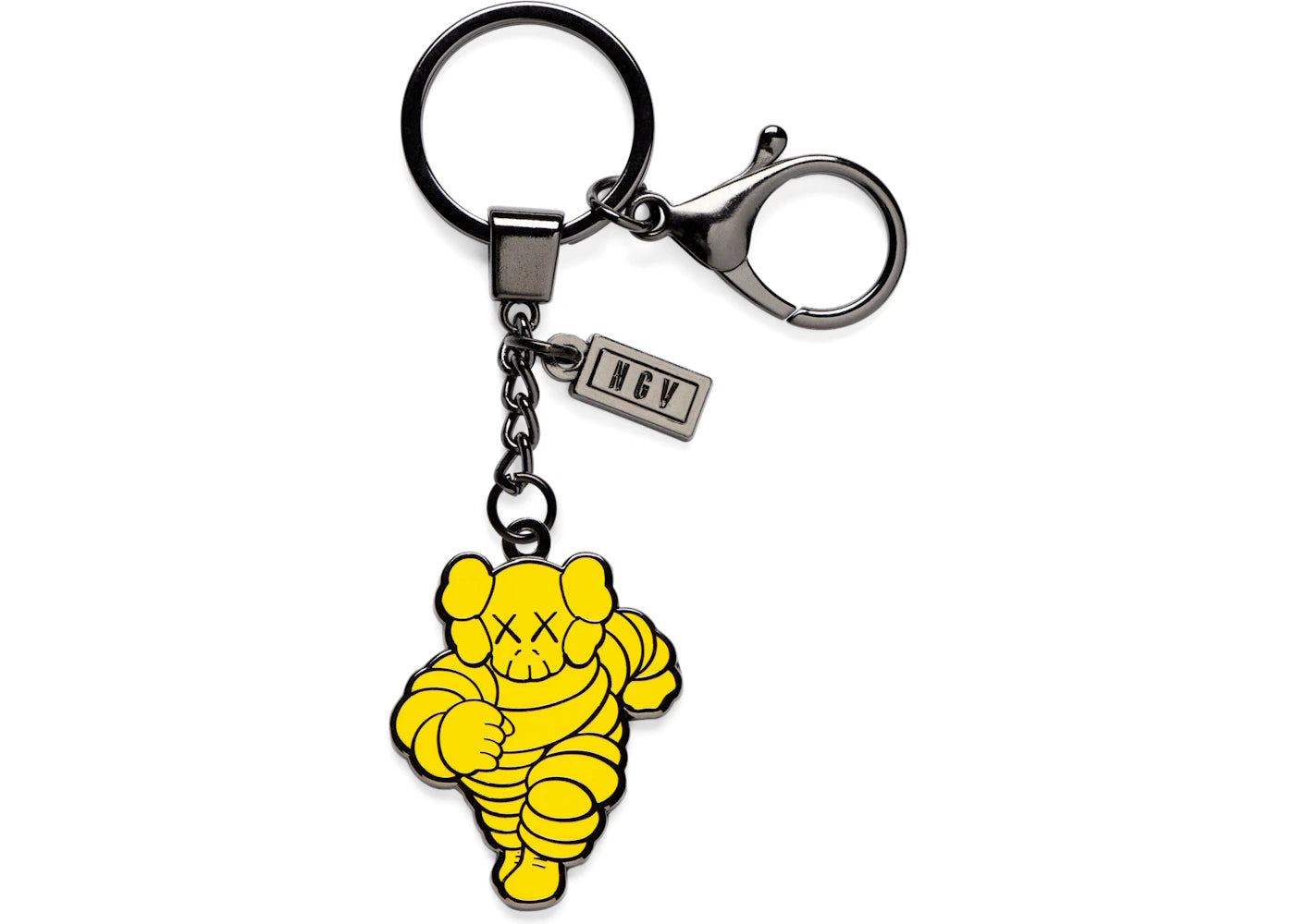 KAWS Chum Keychain Yellow