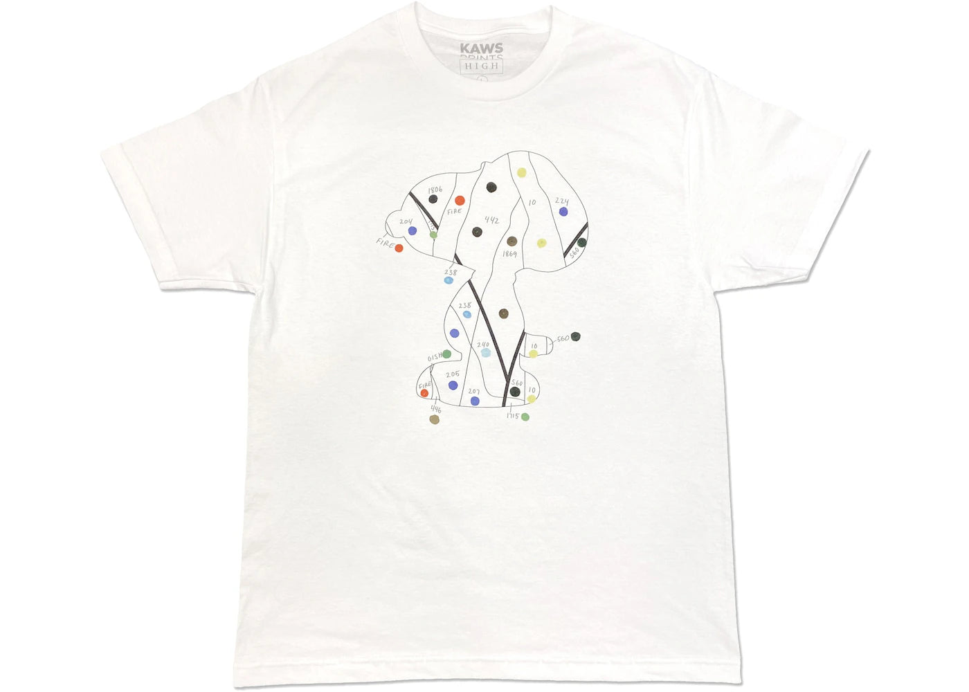 KAWS Collection No One's Home T-shirt White