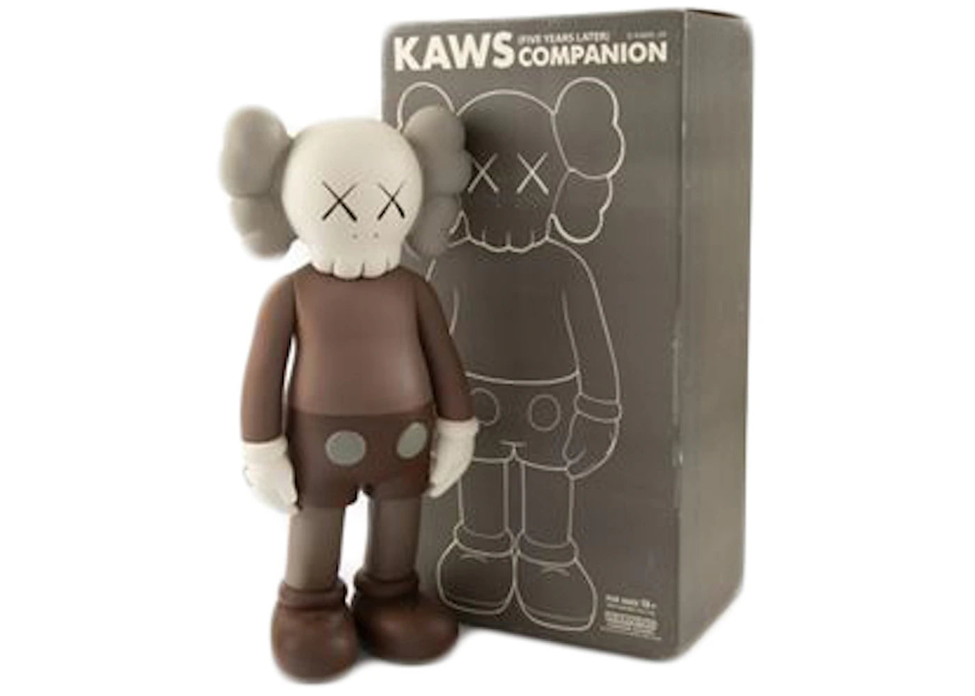 KAWS Five Years Later Companion Vinyl Figure Brown