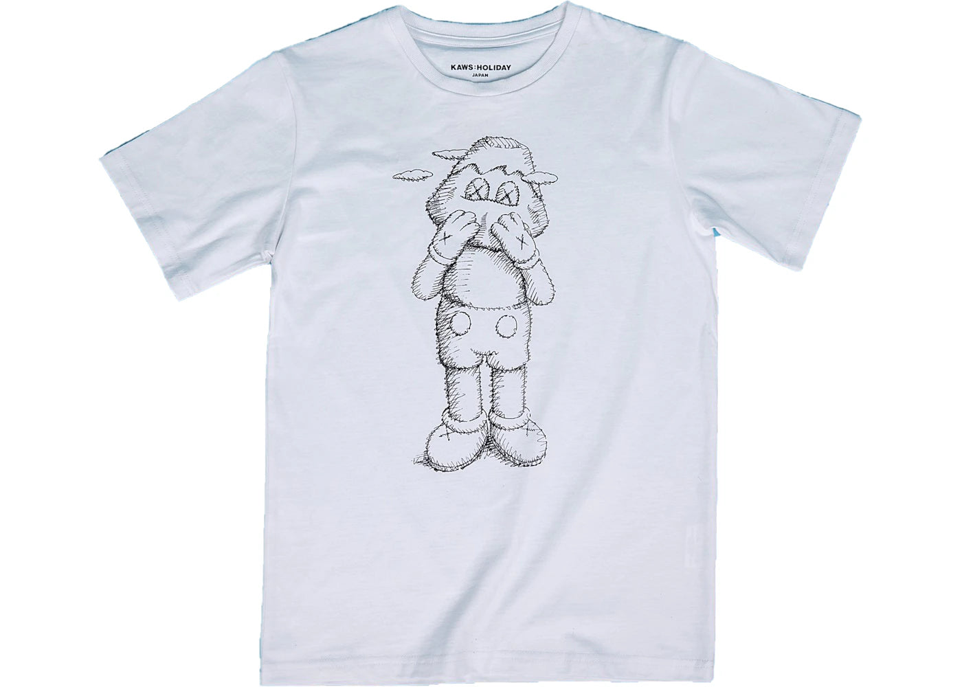 KAWS HOLIDAY JAPAN Sketch T-shirt (Asia Sizing) White